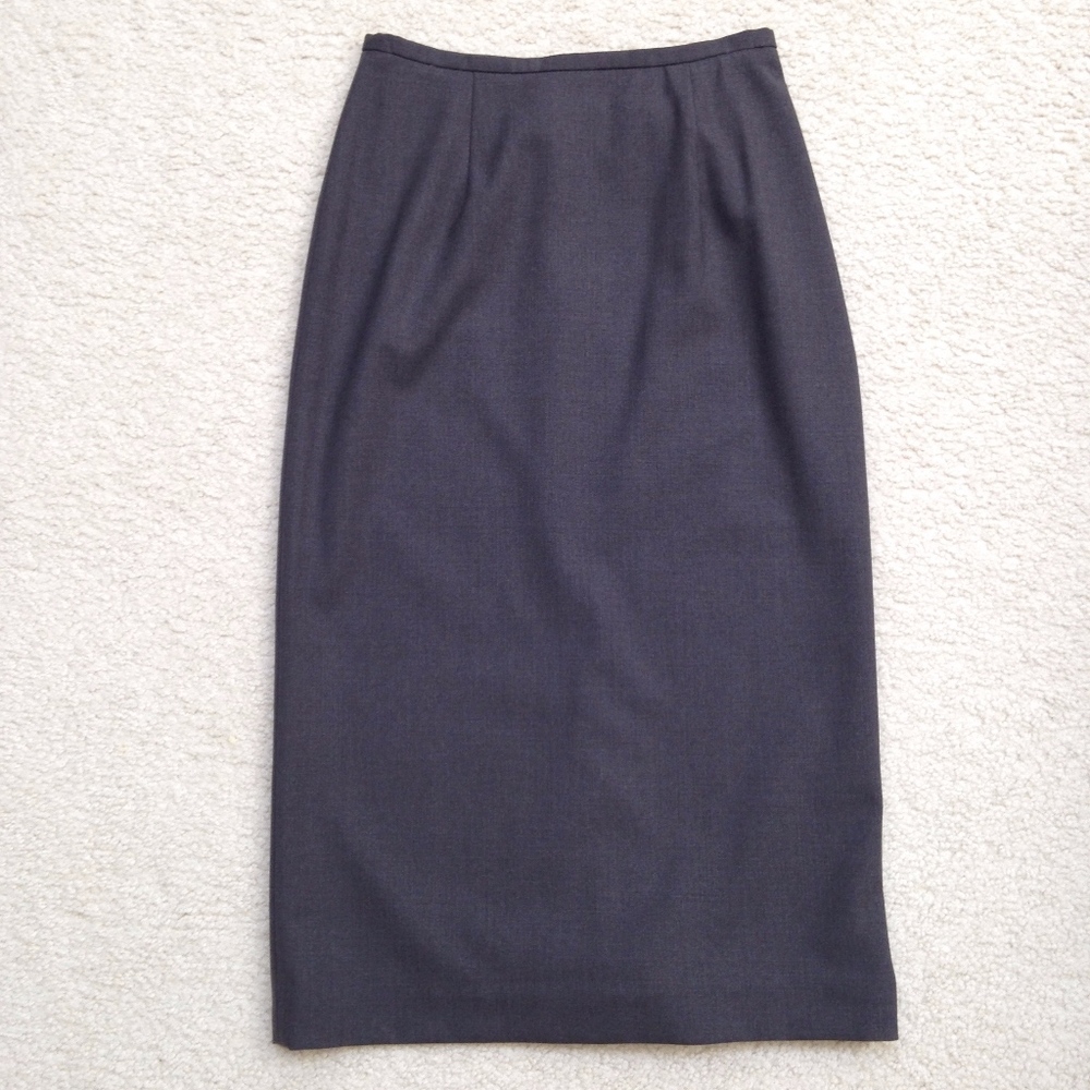 Banana Republic Wool Gray Pencil Skirt